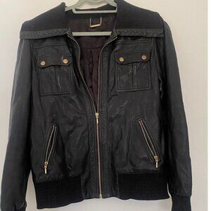 Trina Turk La Cienega Leather Jacket